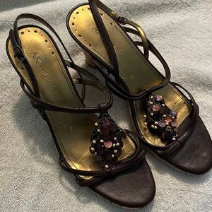 Anne Klein sandals.